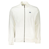 La Martina Elegant White Fleece Sweatshirt - Regular Fit -   -  La Martina.